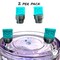 Resin Rockers Exclusive Snow Globe Tumbler Cork Plugs - 2 Pack